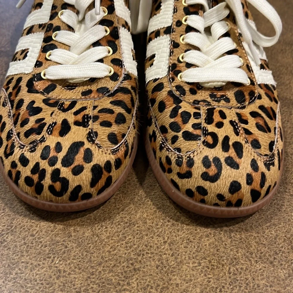 BACK 70 - CLOUD IN LEOPARD CAMEL WHITE SNEAKERS - Picture 4 of 12